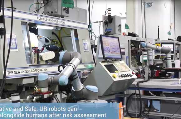 优傲机器人医疗行业自动上下料